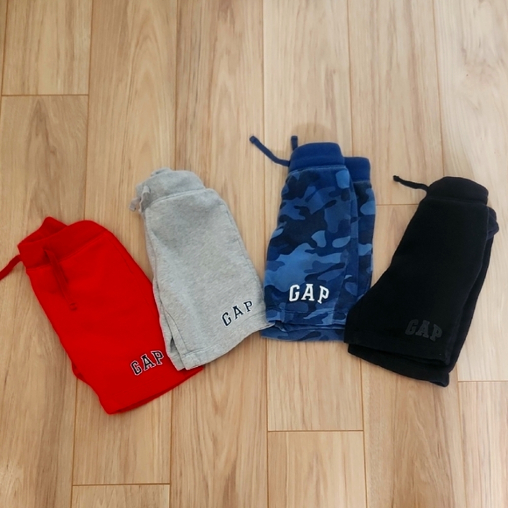 GAP Kids Sweatpants - Vibrant Red, Classic Gray, Blue Camo, Sleek Black